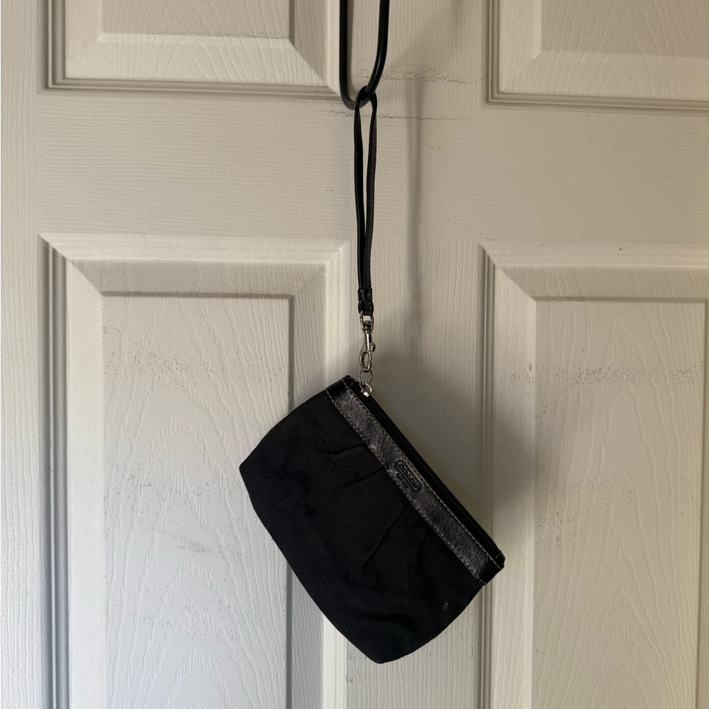 Coach Black Wristlet Wallet